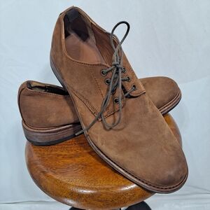 Frye Brown Leather Derby Shoes